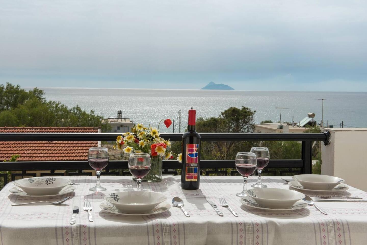 Sofia Apartment, With Sea & Mountain View Καλαμάκι Εξωτερικό φωτογραφία
